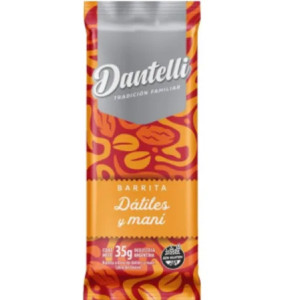 Barritas De Datiles Y Mani Sin Tacc X 35 Grs - Dantelli